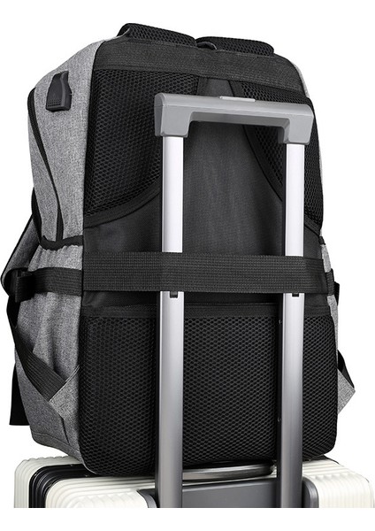 Rahat Sırt Çantası Erkek Su Geçirmez Bilgisayar Sırt Çantası Erkek Büyük Kapasiteli Seyahat Çantası Oxford Kumaş Öğrenci Okul Çantası (Yurt Dışından) modelleri