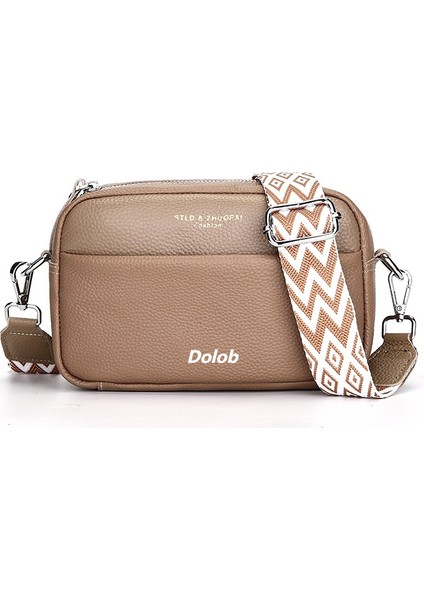 Hakiki Deri Kadın Çantası 2024 Yeni Moda Moda Basit Tek Omuz Crossbody Çanta Ilk Katman Inek Derisi Küçük Kare Çanta (Yurt Dışından)