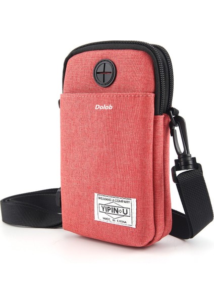 2023 Yeni Moda ve Çok Yönlü Oxford Kumaş Omuz Küçük Çanta Erkekler ve Kadınlar Için Kore Tarzı Rahat Crossbody Cep Telefonu Çantası (Yurt Dışından)