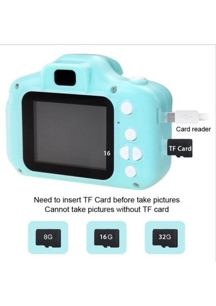 Yeni Nesi Çocuk Dijital Fotoğraf Makinesi 5 Adet Oyunlu Hd Ekran Çocuk Karikatür Kamerası 4gb Sd Kart Hediyeli