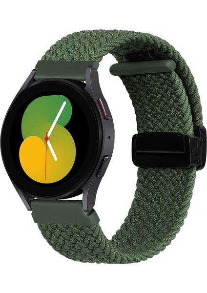 Huawei Watch Gt6 41mm Gt4 41mm Gt5 41mm ile Uyumlu Kordon (18mm Pimli) Flexible Örgü Magnet Tokalı