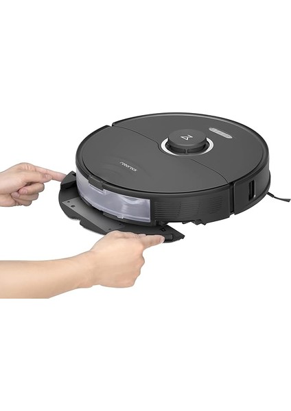 Premium Sonic Robot Süpürge 180 Dakika Pil Ömrü, 400 ml Toz / 300 ml Su Tankı, Halı Ultrasonu, Uygulama/ses Kontrolü, 6000 Pa Emiş Gücü, Precisense Engel Önleme, Hassas Sensör