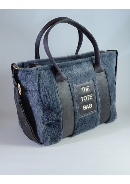The Totebag Kolon Askılı Peluş Kadın El ve Omuz Çantası