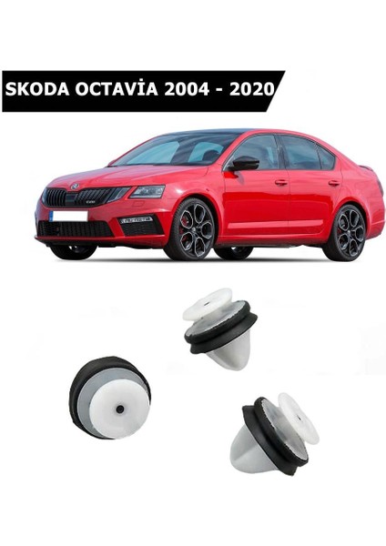 Nvr Skoda Octovia Kapı Döşeme Klipsi 100 Adetli Paket 9341PF