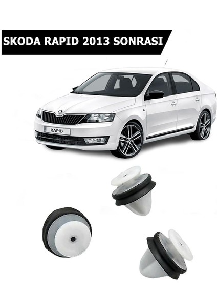 Nvr Skoda Rapid Kapı Döşeme Klipsi 100 Adetli Paket 9341PF