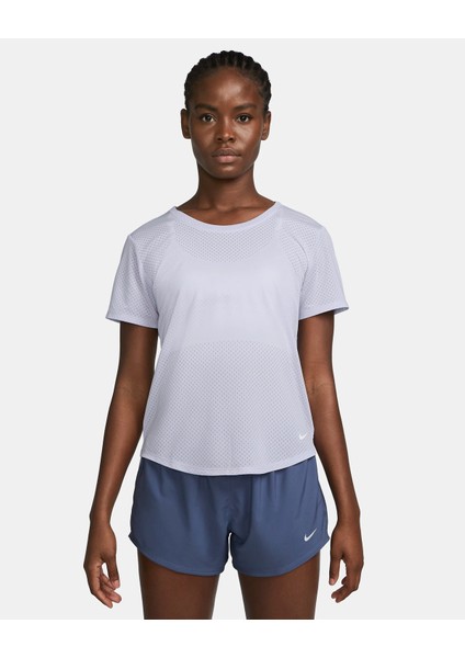 Dri-Fıt One Breathe Kadın Mor Spor Tshirt DX0131