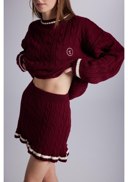 Harold Triko Etek Bordo modelleri