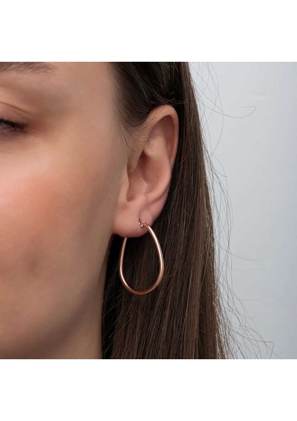 Gümüş Damla Halka Küpe indirimleri