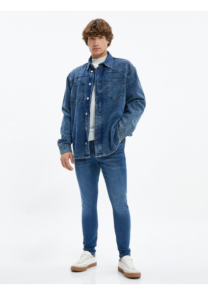 Super Skinny Fit Kot Pantolon - Justin Jean