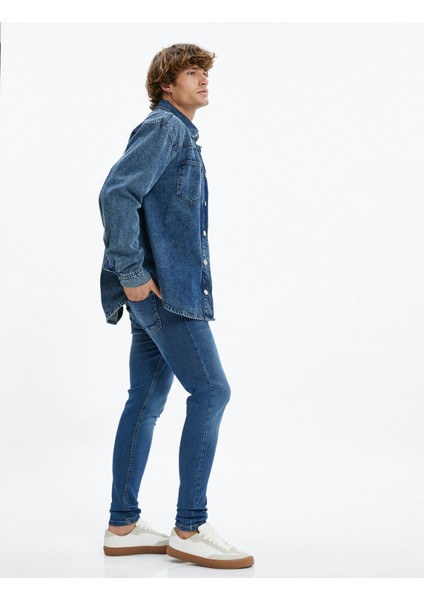 Super Skinny Fit Kot Pantolon - Justin Jean fiyatları