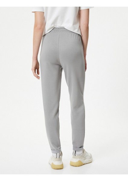 Jogger Pantolon Beli Bağcıklı Cepli Modal Karışımlı fırsatları
