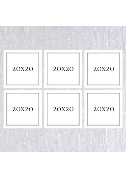 Altılı 20X20 Çerçeve ( Postersiz ) - BOS1019 fiyatları