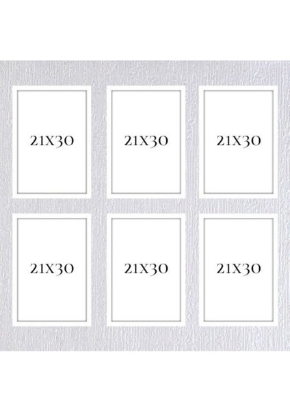 Altılı 21X30 Çerçeve ( Postersiz ) - BOS1012 (6) Adet