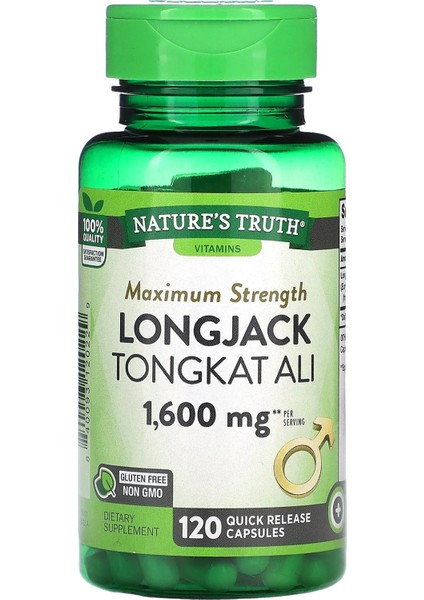 Longjack Tongkat Alı 800 mg 120 Quick Release Kapsül