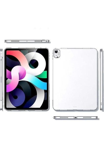 Apple Ipad Air 5 Air 4 10.9 Uyumlu Tablet Kılıfı Silikon Köşe Koruma Ekran Koruyucu Dokunmatik Kalem Seti