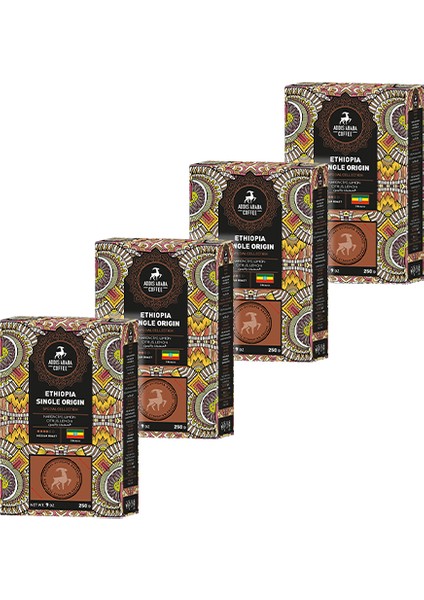Coffee Professional Premium Gold Collection Etiyopya Single Origin 250 gr x 4