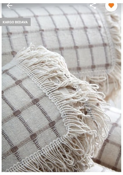 %100 Pamuklu Buldan Işi Çekyat Örtüsü (180*250 Cm)