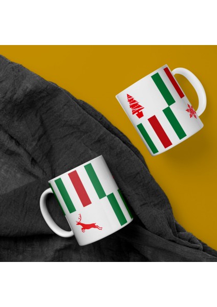 Yılbaşı Ikonları Temalı Kupa Bardak HK3767