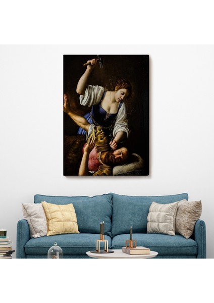 Giuseppe Vermiglio'un Jael And Sisera isimli Eseri Dekoratif Duvar Tablosu-6121