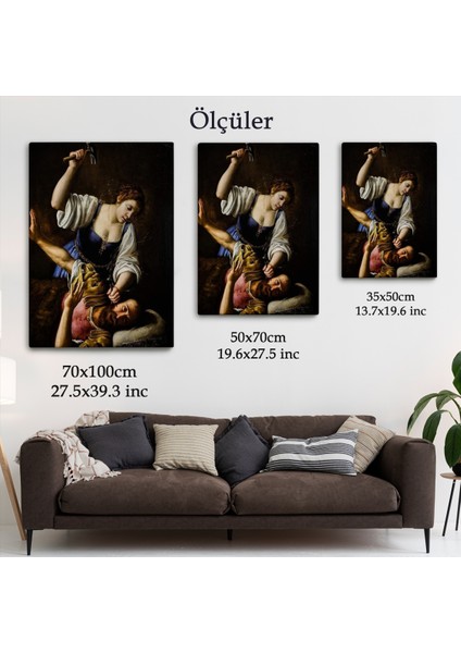 Giuseppe Vermiglio'un Jael And Sisera isimli Eseri Dekoratif Duvar Tablosu-6121