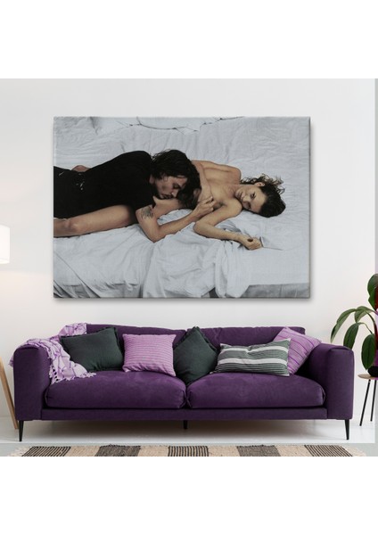 Johnny Depp Ve Kate Moss Duvar Tablosu-6524
