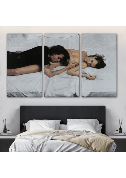 Johnny Depp Ve Kate Moss Duvar Tablosu-6524