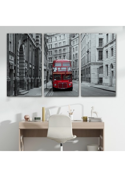 Londra Kırmızı Otobüs Tablosu-6622
