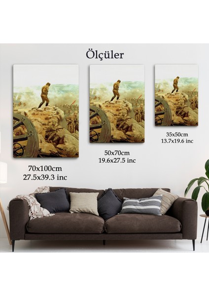Atatürk Ve Büyük Taarruz Duvar Tablusu-6463