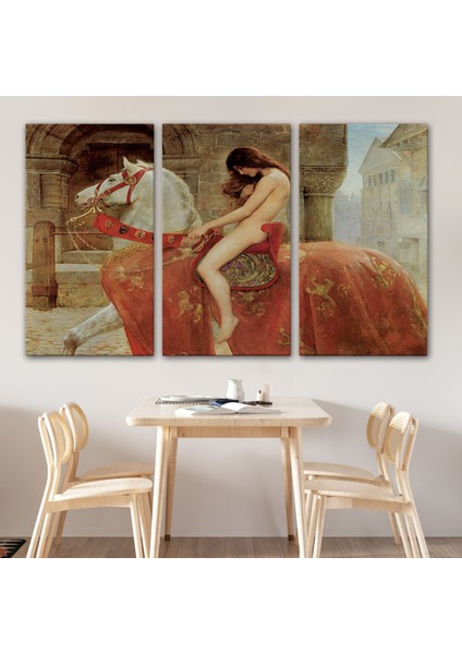 Lady Godiva'in John Collier Duvar Tablosu-6647
