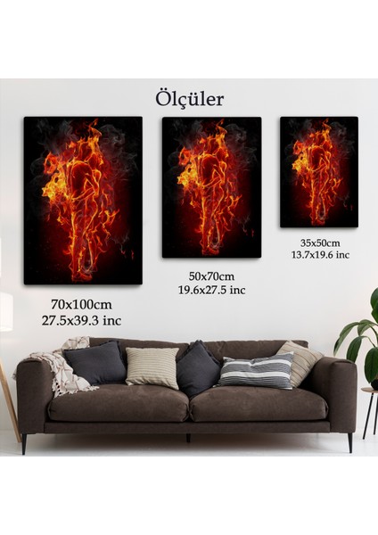 Ateşli Çift Dekoratif Duvar Tablosu -6183