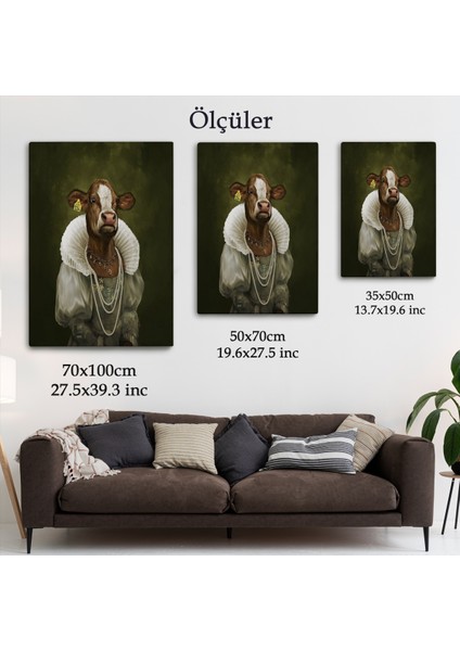 Ortaçağ Soylu Dana Duvar Tablosu-6045