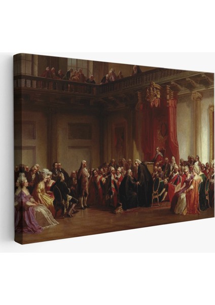 Benjamin Franklin Danışma Meclisi Huzuruna Çıkıyor Tablosu-6542