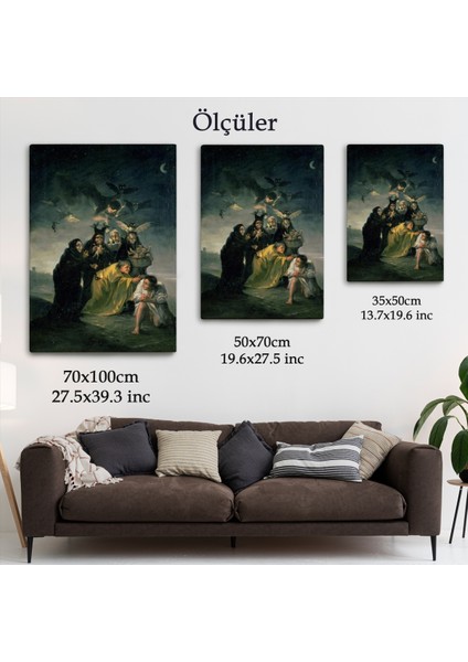Madrid Ispanya Lázaro Galdiano Müzesindeki Francisco Goya⁣'nın Büyü Tablosu-6252