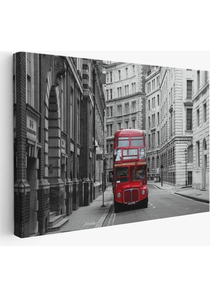 Londra Kırmızı Otobüs Tablosu-6622