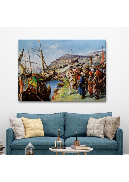 Fatih Sultan Mehmet'in Istanbul Kuşatması, Gemileri Karadan Yürütme Tablosu-6616