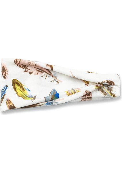 Baskılı Spor Kafa Bandı Yoga Kafa Bandı Ter Emici Bant Terlemeyi Önleyici Bayanlar Geniş Kenarlı Bandana (Yurt Dışından)