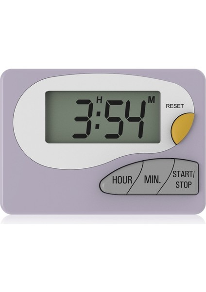 Elektronik Zamanlayıcı Öğrenci Öğrenme Zamanlayıcısı Kronometre Çalar Saat (Yurt Dışından)