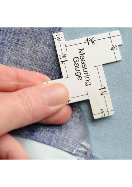 1 Adet Metal Etek Boyu Dikiş Ölçme Ölçer Dikiş Patchwork Ölçüm Cetveli (Yurt Dışından) fırsatları