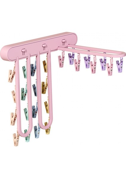 Çorap Askısı Askısı Askısı Organizasyonu 24 Klipsli Katlanabilir (Yurt Dışından) fırsatları