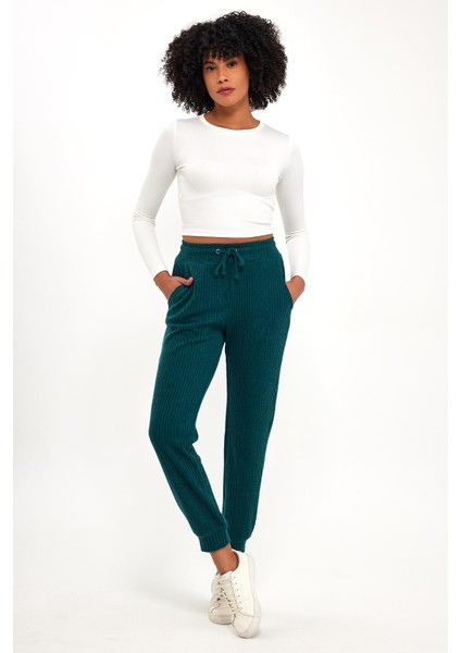 Bağlamalı Fitilli Eşofman Altı (B22-113A-ALT)