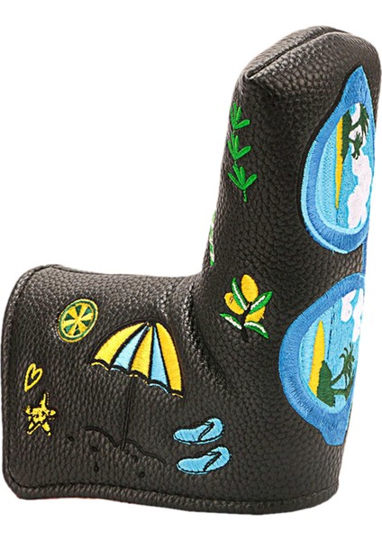 1 Adet Golf Atıcı Headcovers Nakış Su Geçirmez Tüm Markalara Uygun Erkek Kadın Siyah (Yurt Dışından) fiyatları