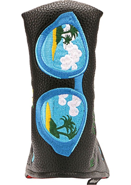 1 Adet Golf Atıcı Headcovers Nakış Su Geçirmez Tüm Markalara Uygun Erkek Kadın Siyah (Yurt Dışından) fırsatları