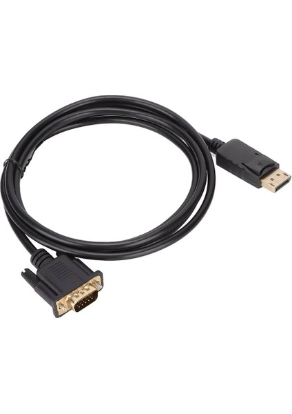 Displayport VGA Kablo 1.8 Metre Dp VGA Kablo