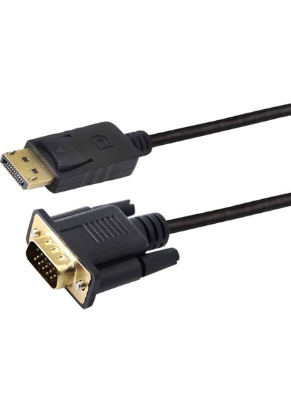 Displayport VGA Kablo 1.8 Metre Dp VGA Kablo