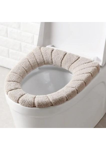 Trcool Yumuşak Yıkanabilir Klozet Kapağı Kılıf Banyo Aksesuarları (Yurt Dışından)