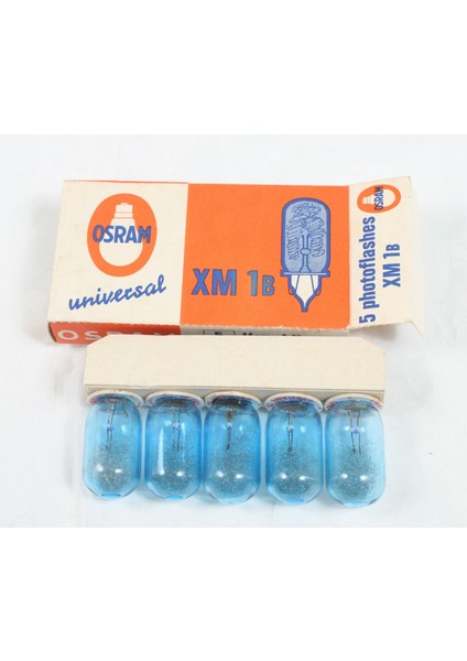 5 Adet Osram Flash Bulbs Photoflashes Xm 1b