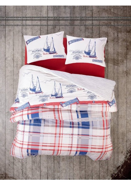Maritime Çift Kişilik Nevresim Takımı - Alesta Bordo fiyatları