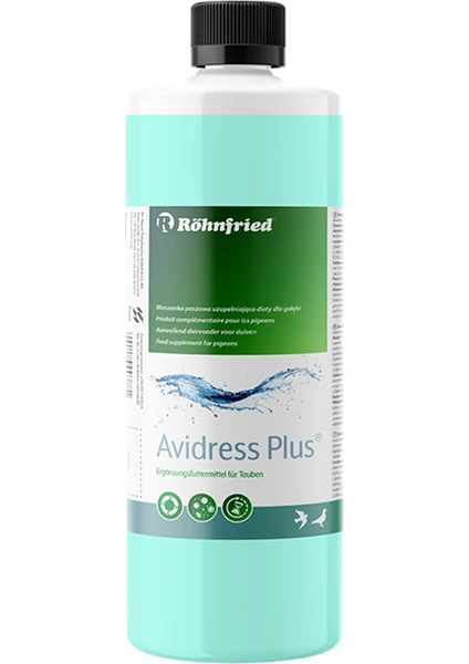 Avidress Plus Kuşlar Için Vücut Düzenleyici 10 ml (SIZDIRMAZ KAPAKLI CAM ŞİŞE - ORİJİNAL ŞİŞEDEN BÖLME)