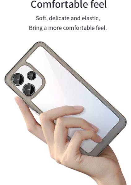 Xiaomi Poco M6 Pro 5g Shield Darbeye Dayanıklı Yarı Esnek Plastik Kılıf - AL8100