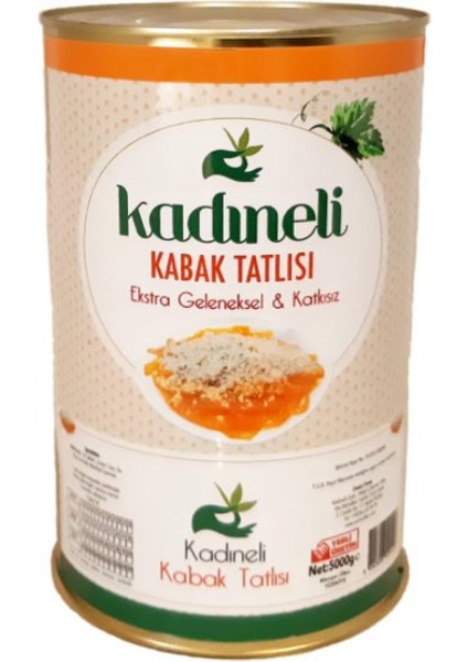 ORGANİK VE DOĞAL KADINELİ YAPRAK KABAK TATLISI 5000gr.